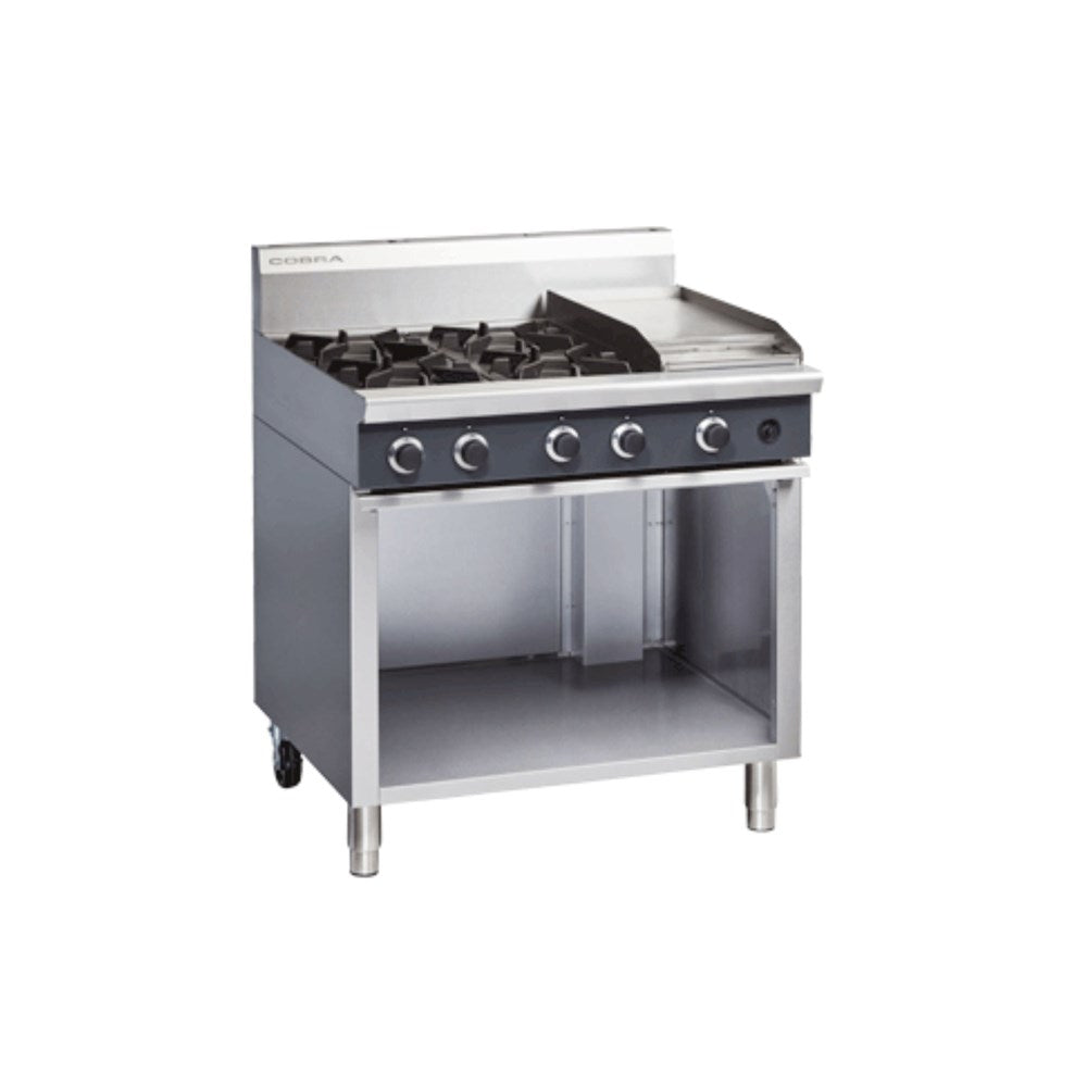 Griddle Gas Cooktop | 4 Burner | 900mm