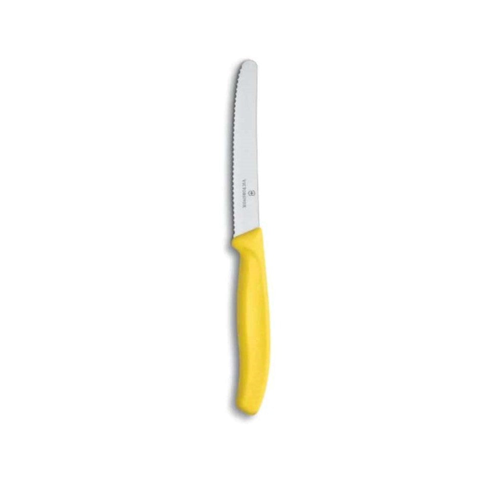 Victorinox Tomato Knife | Wavy Yellow 110mm