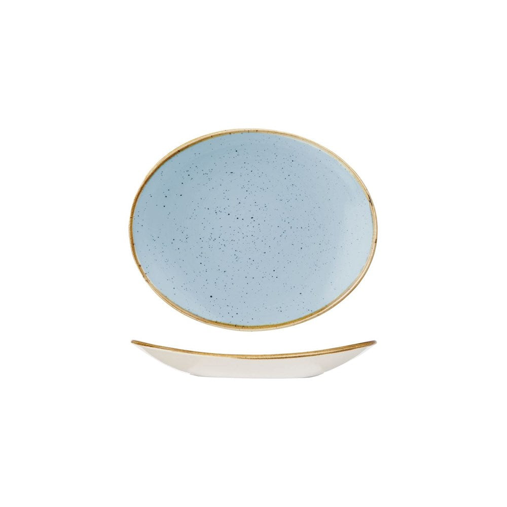 Stonecast Oval Plate | 192mm Duck Egg Blue