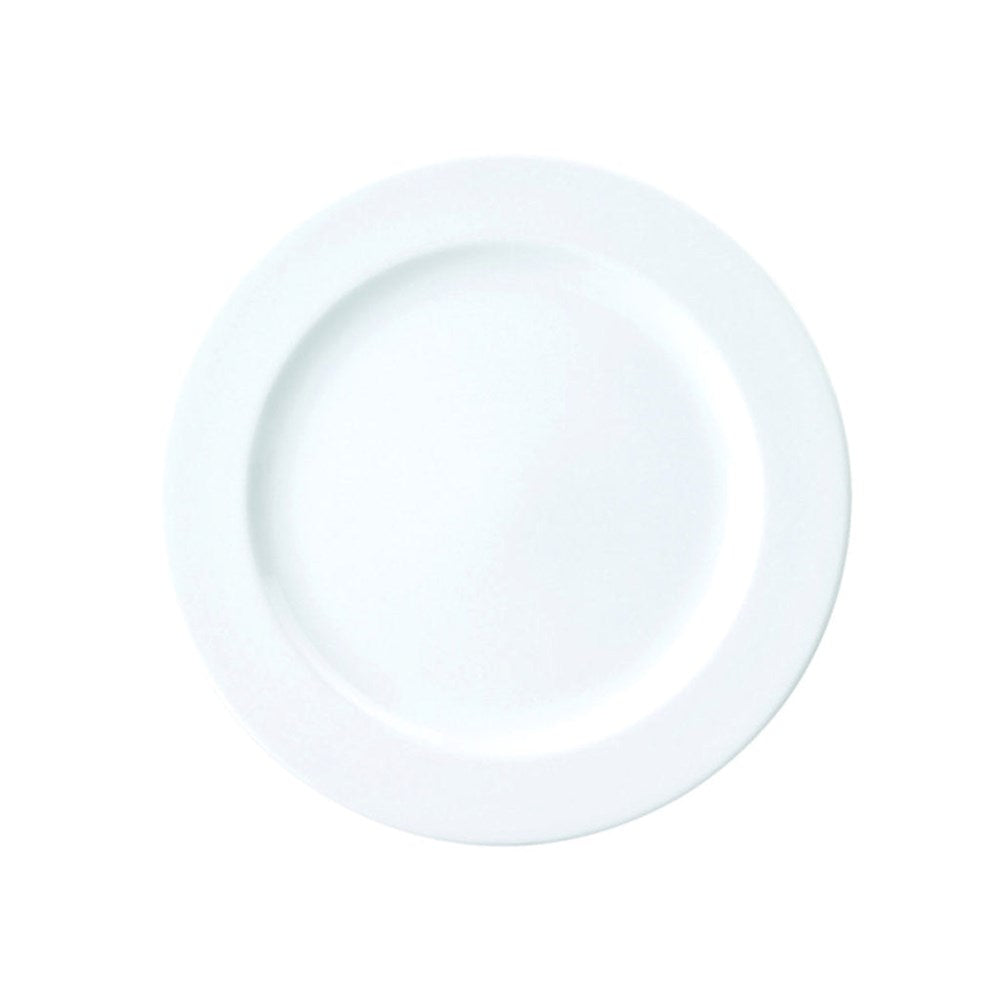 Round Plate Wide Rim | White 280mm