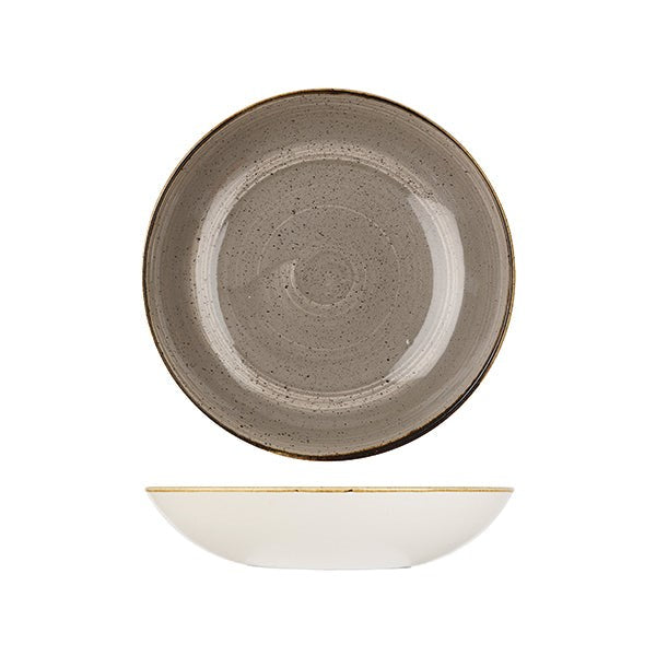 Stonecast Round Coupe Bowl | 248mm Peppercorn Grey