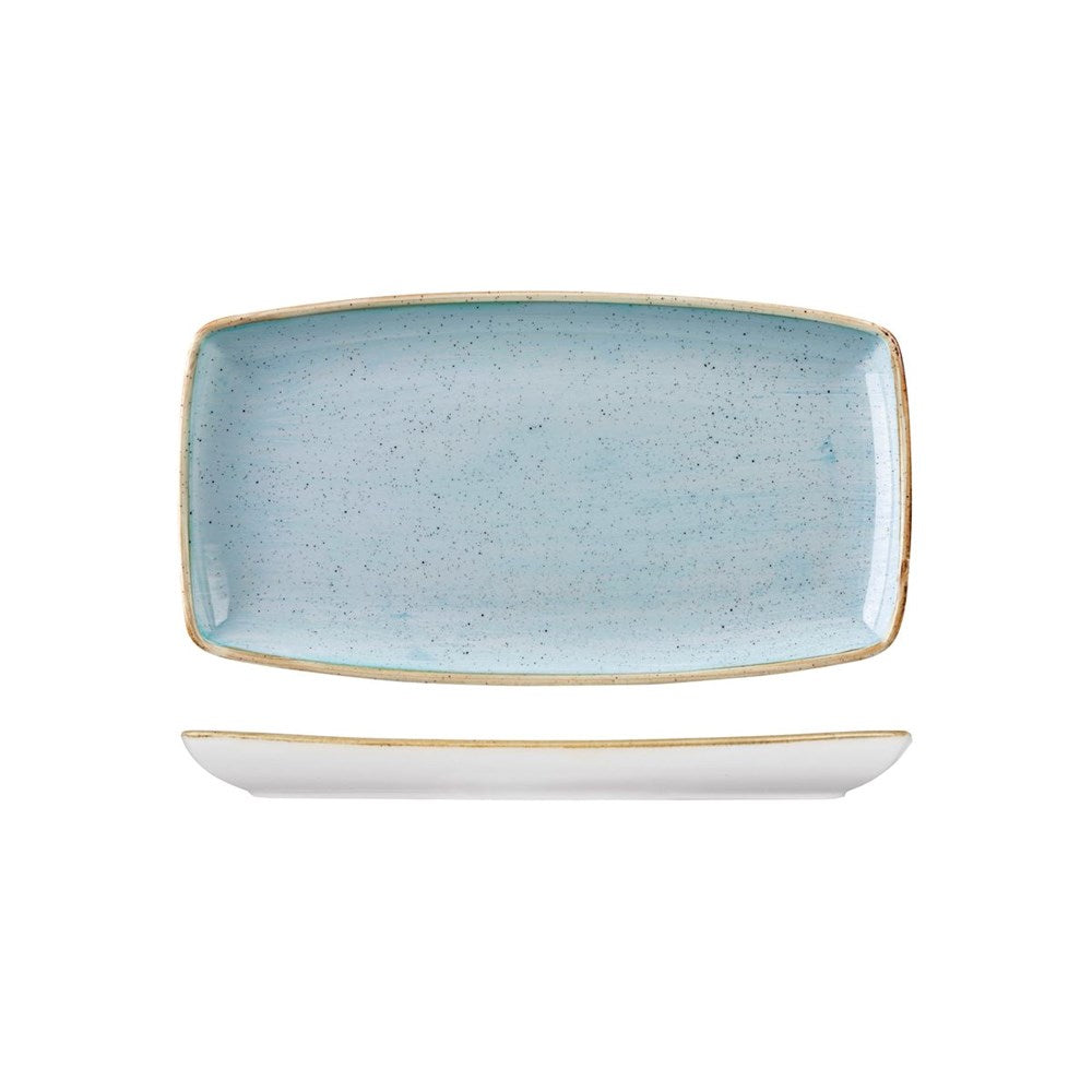 Stonecast Oblong Plate | 295x150mm Duck Egg Blue
