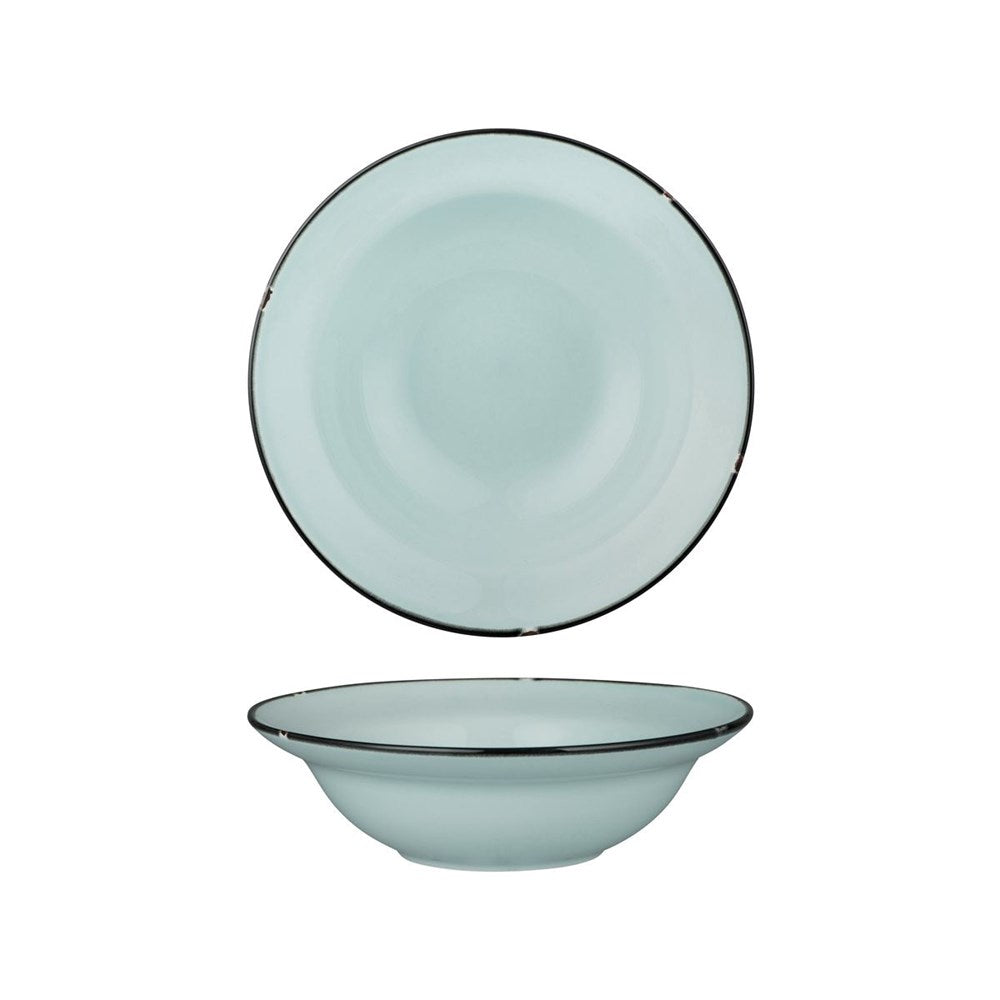 Tin Tin Deep Plate/Bowl | Blue/Black 220mm