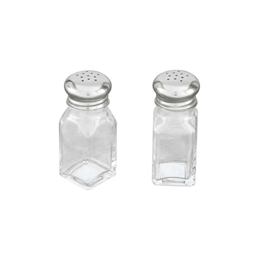 Salt & Pepper Glass Square 60ml EACH
