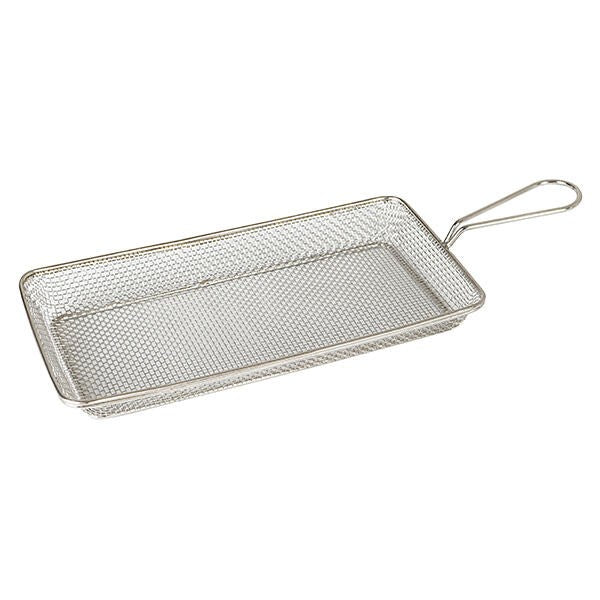Rectangular Service Basket S/S 260x130x30mm