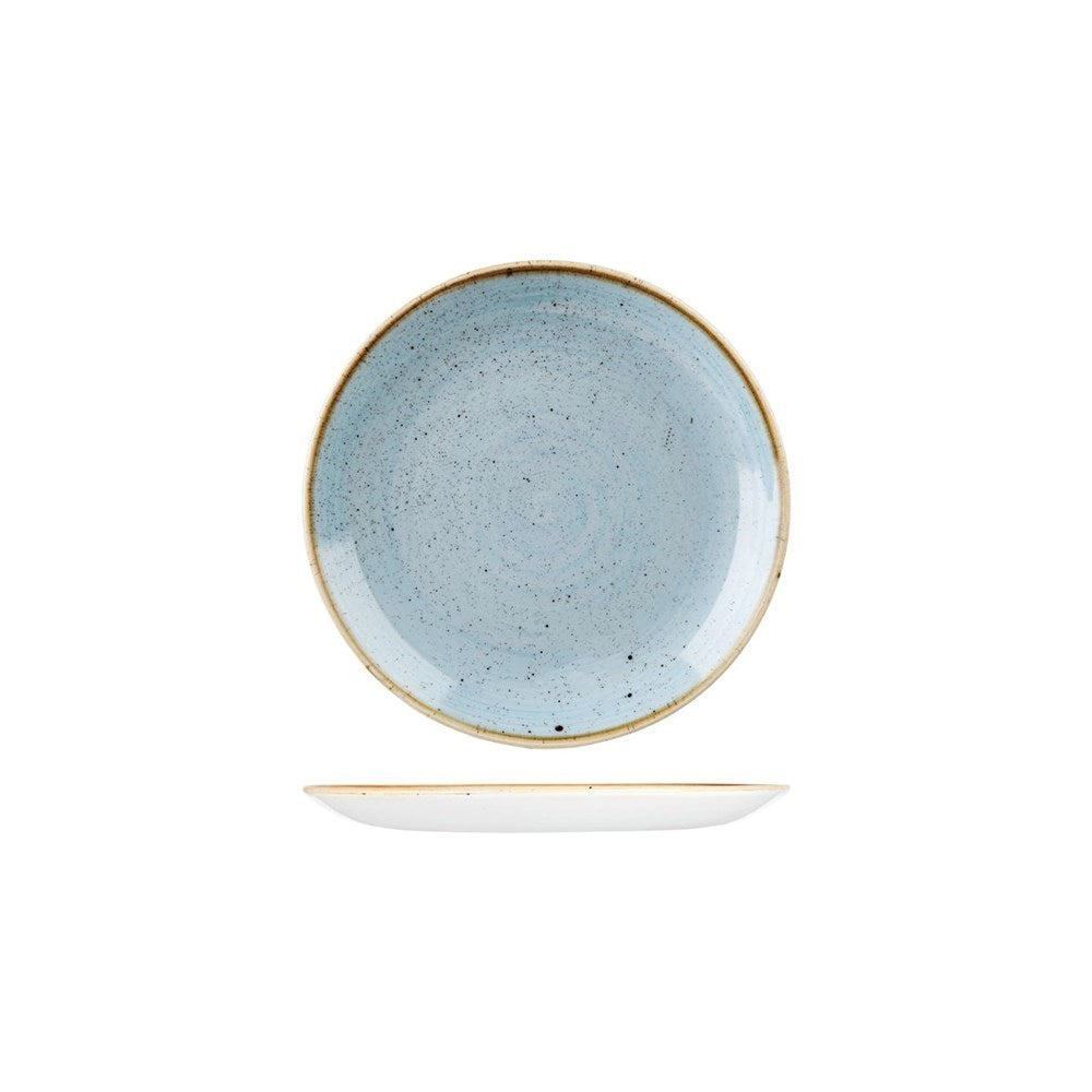 Stonecast Round Coupe Plate 165mm | 165mm Duck Egg Blue