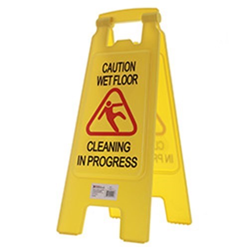 Wet Floor Sign Yellow