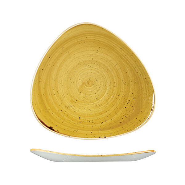 Stonecast Triangular Plate | Mustard Seed Yellow 300mm
