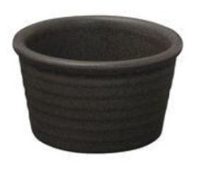 Ramekin Ribbed | Charcoal 90ml