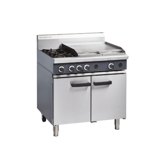 Griddle Gas Range Static Oven | 2 Burner | 900mm