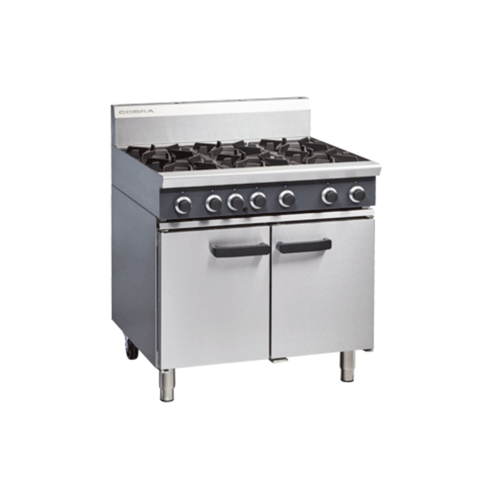 Griddle Gas Range Static Oven | 6 Burner | 900mm