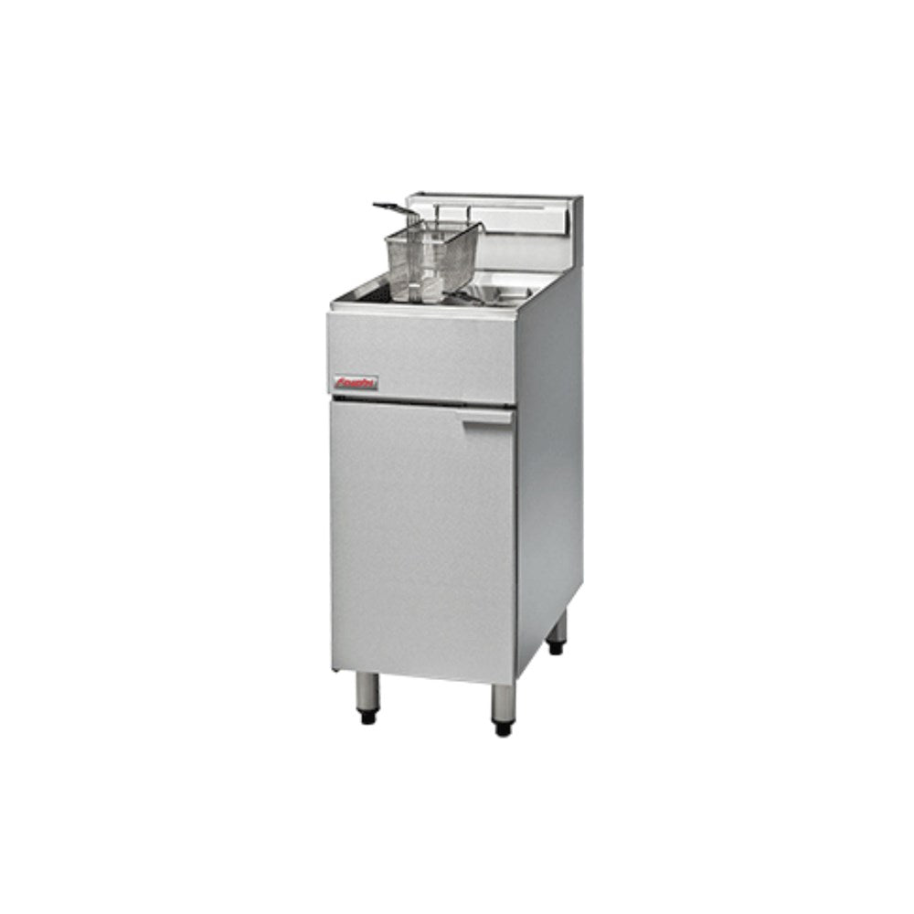 Gas Deep Fryer Single Pan 400mm LPG