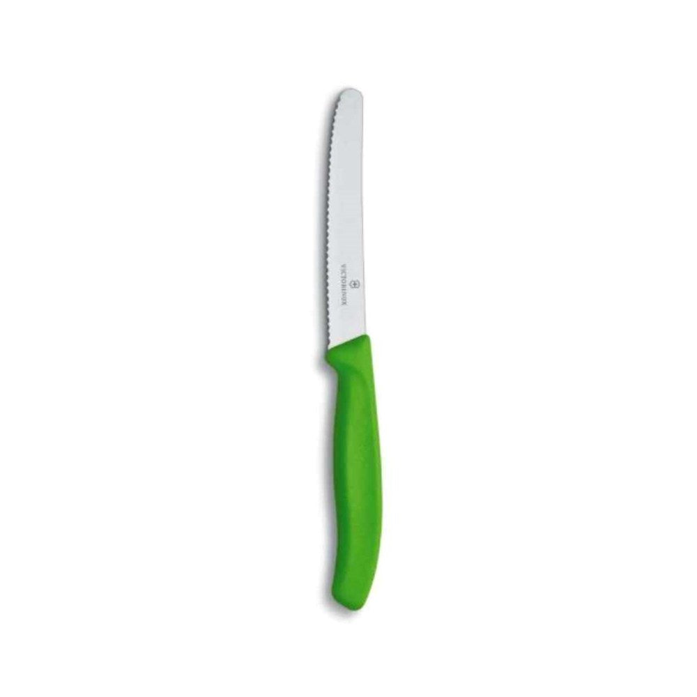 Victorinox Tomato Knife | Wavy Green 110mm