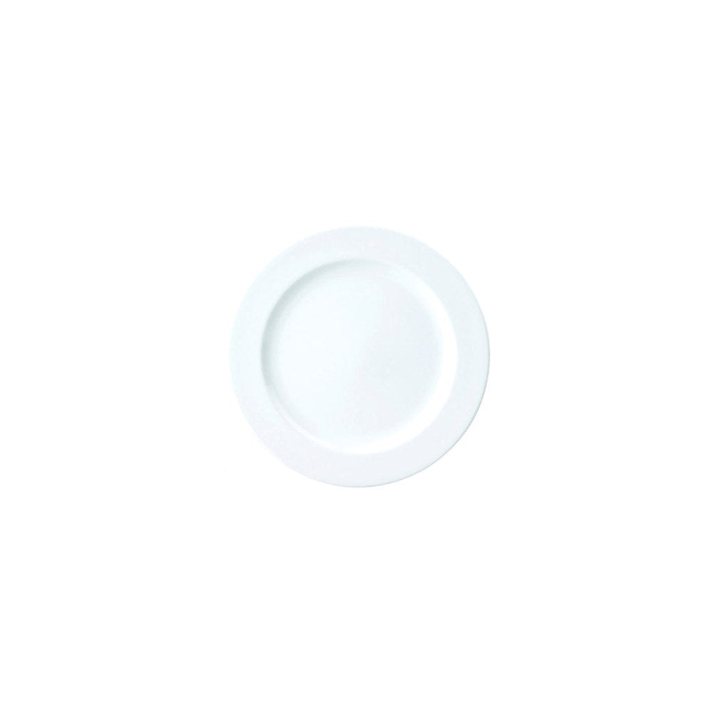 Round Plate Wide Rim | White 160mm