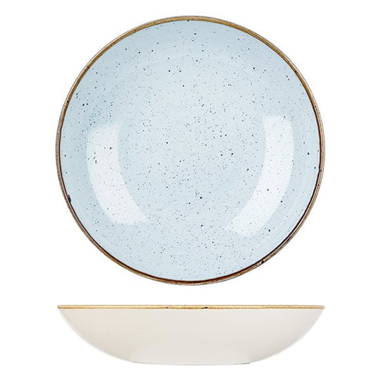 Stonecast Round Coupe Bowl | 310mm Duck Egg Blue