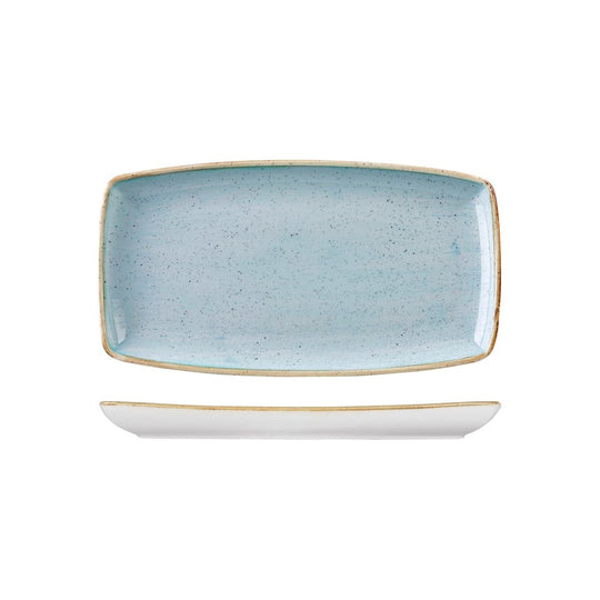 Stonecast Oblong Plate | 295x150mm  Duck Egg Blue