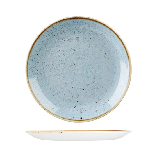 Stonecast Round Coupe Plate | 288mm Duck Egg Blue