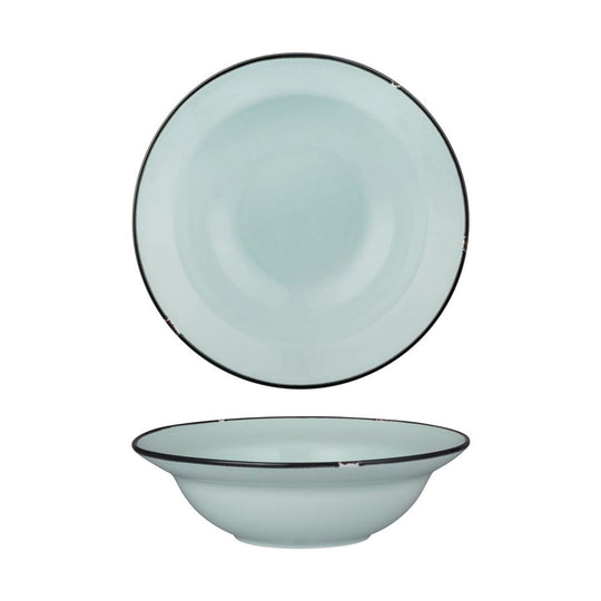 Tin Tin Deep Plate/Bowl | Blue/Black 240mm
