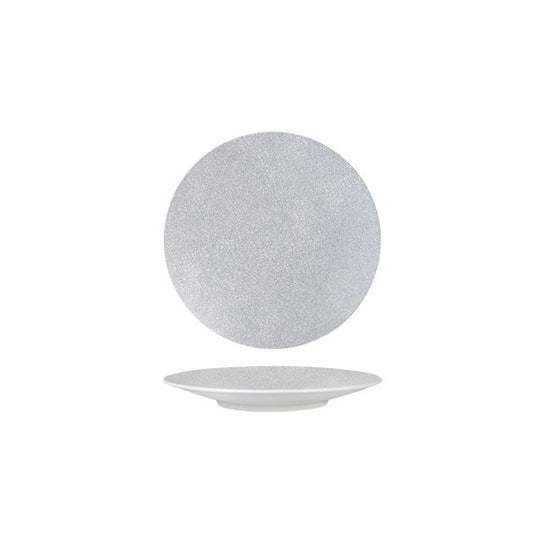 Zen Round Coupe Plate | Grey Web 155mm