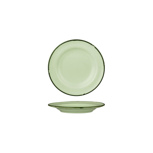 Tin Tin Round Plate | Green/Green 170mm