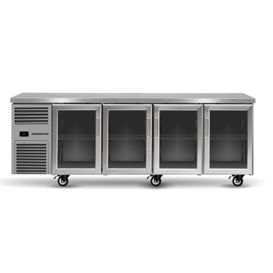 ReFlex Chiller Underbench 4 Door Glass