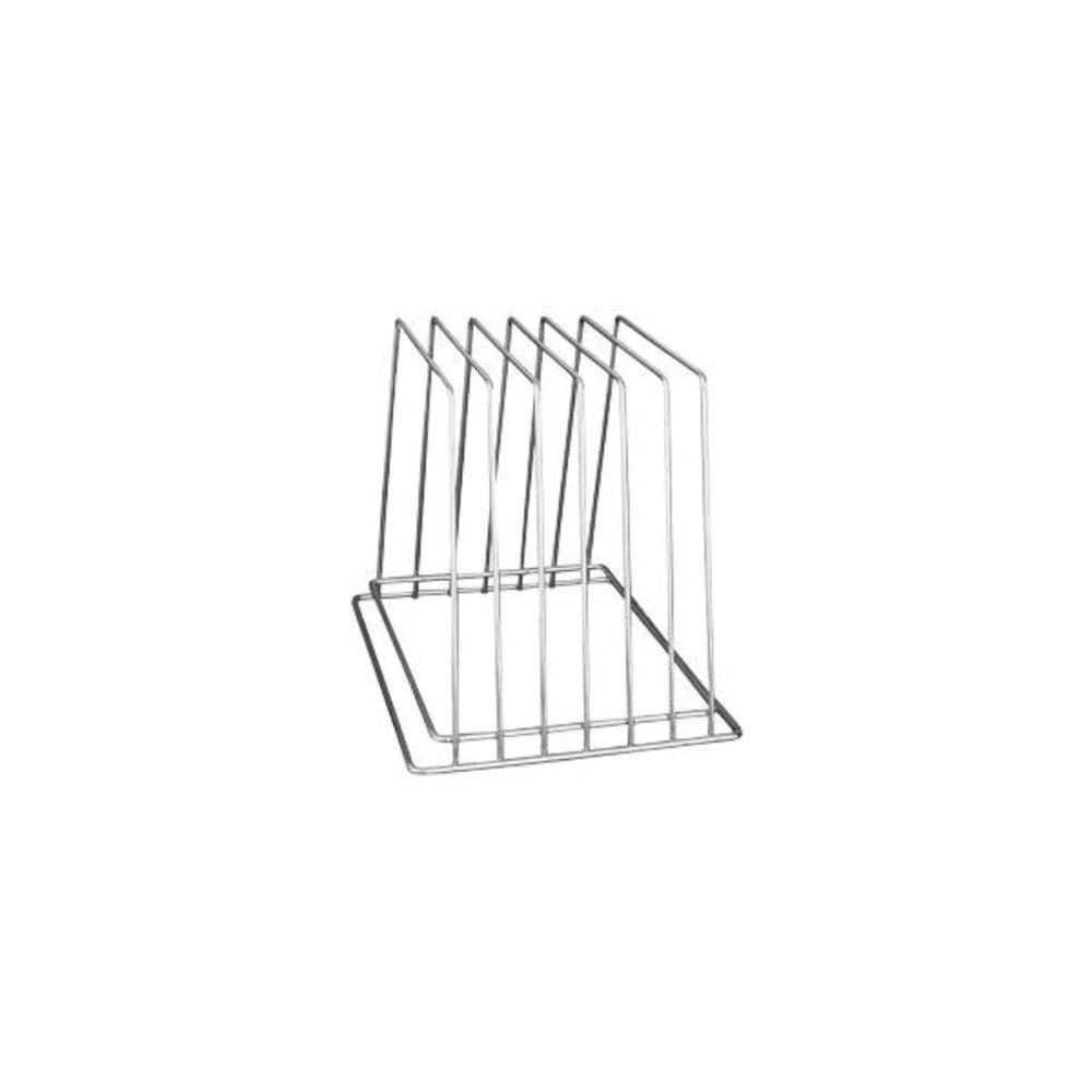 Cutting Board Storage Rack 6 Slot | Chrome