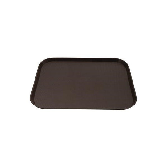 Serving Tray Non-skid  | Brown 350x450mm