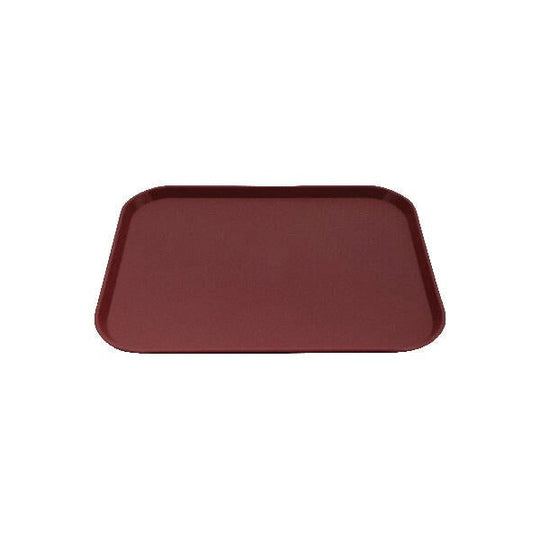 Serving Tray Non-skid  | Burgundy 350x450mm