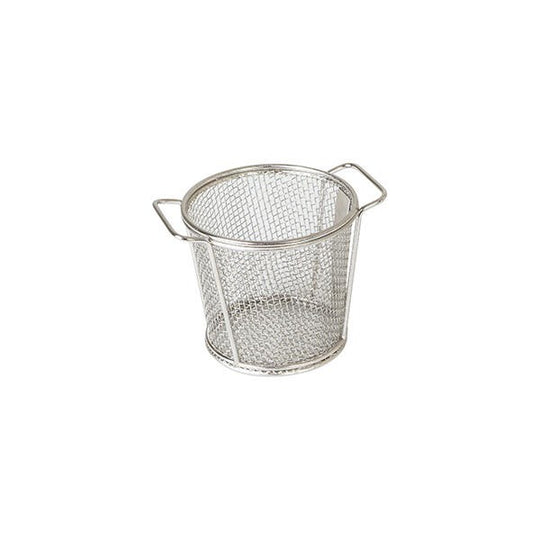 Service Basket S/S Round 80x90mm