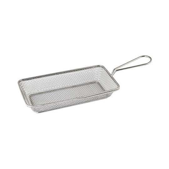 Rectangular Service Basket S/S 190x90x35mm