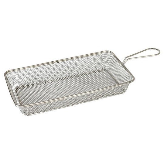 Rectangular Service Basket S/S 260x130x50mm