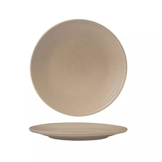 Coupe Plate Ribbed | Sand 210mm