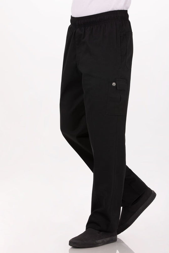 Chef Cargo Pants Black Large
