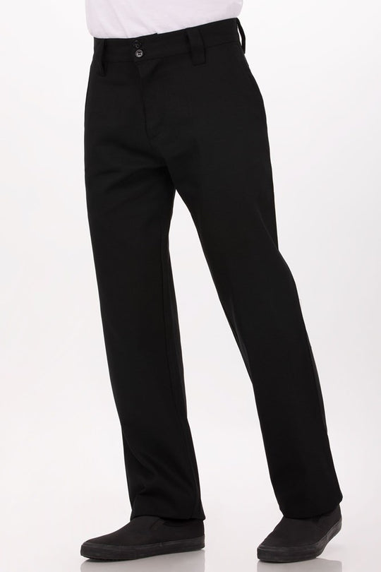 Chef Pants Mens Essential Pro Black Small 32