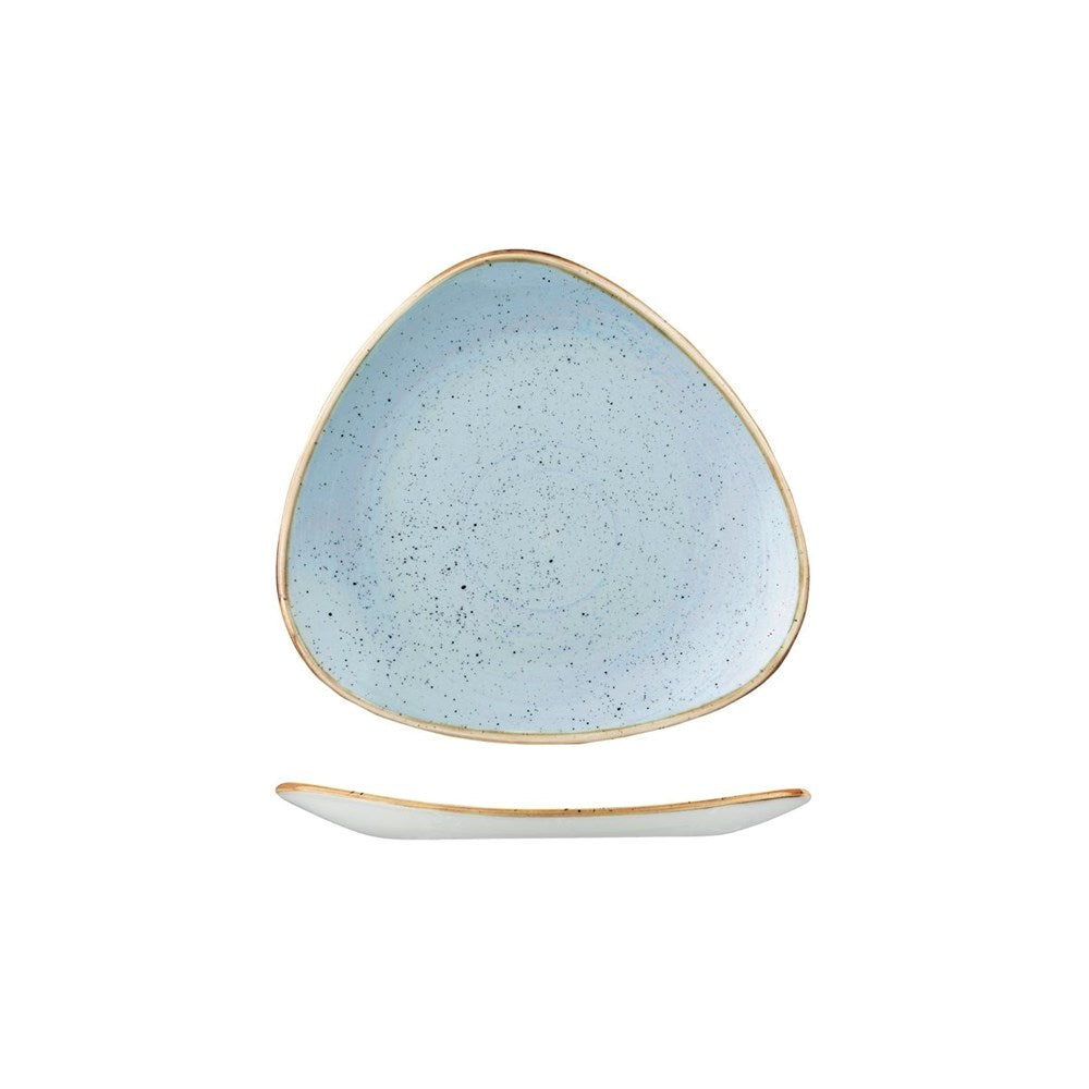 Stonecast Triangular Plate | 192mm Duck Egg Blue