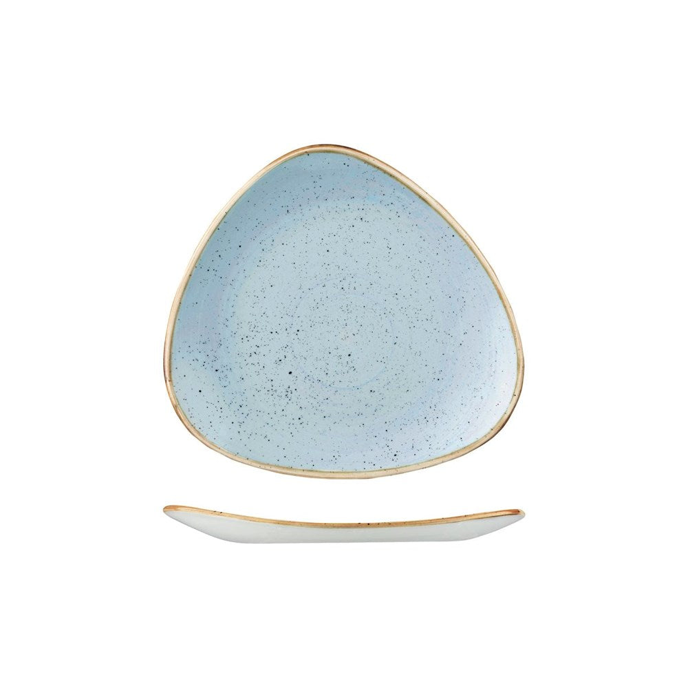 Stonecast Triangular Plate | 229mm Duck Egg Blue