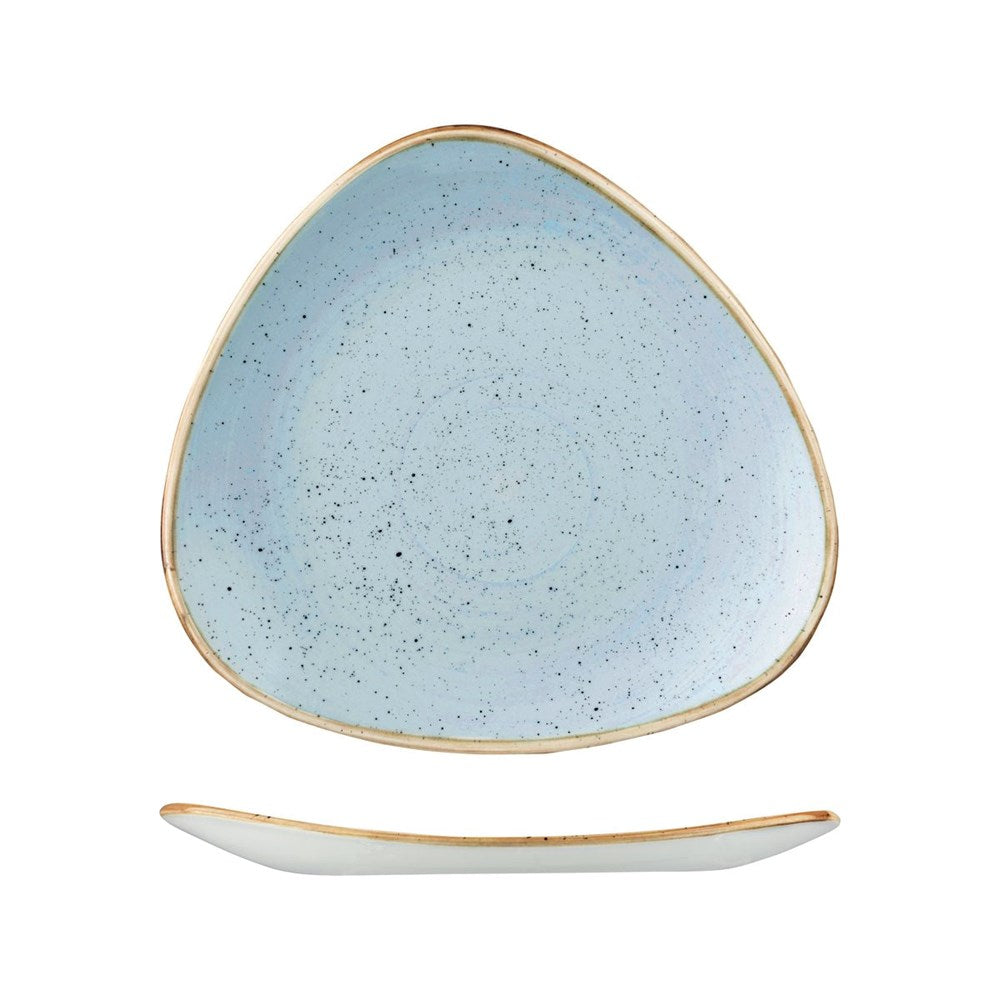Stonecast Triangular Plate | 300mm Duck Egg Blue