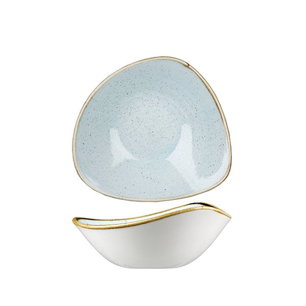 Stonecast Triangular Bowl | 185mm Duck Egg Blue