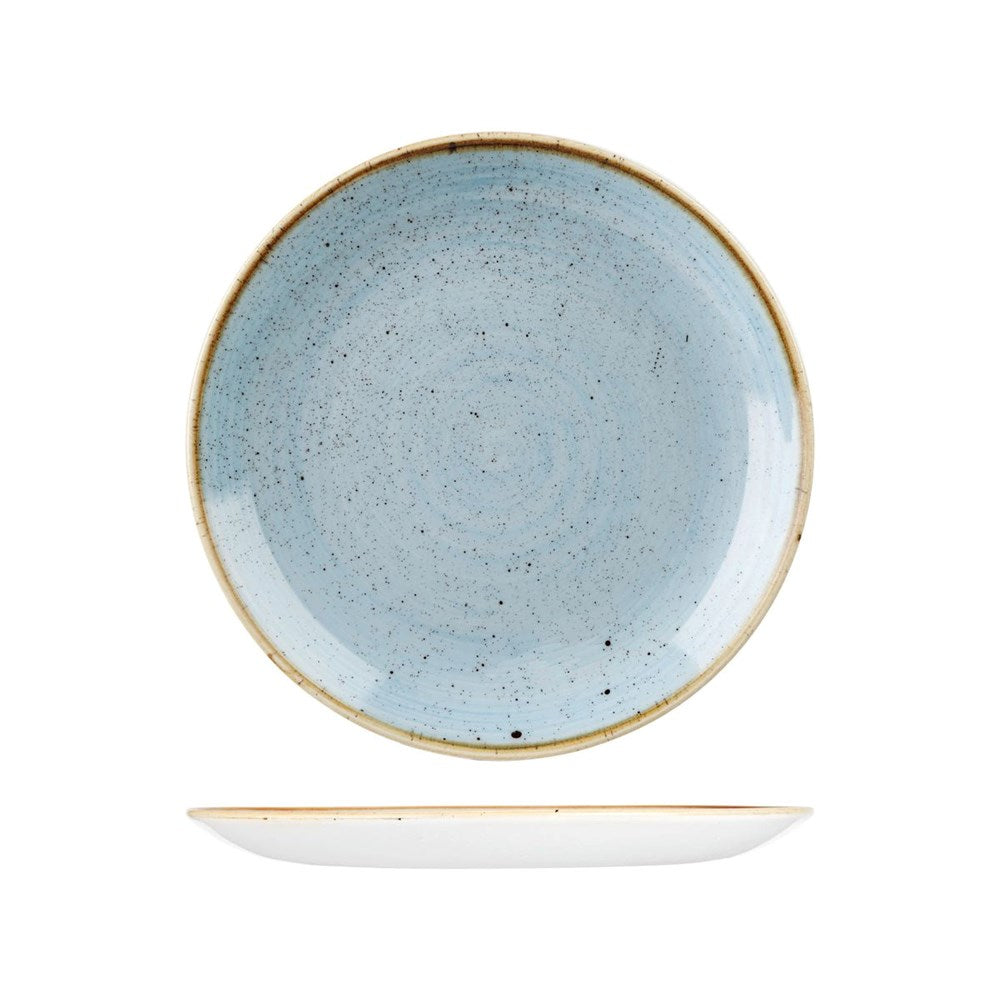 Stonecast Round Coupe Plate | 260mm Duck Egg Blue
