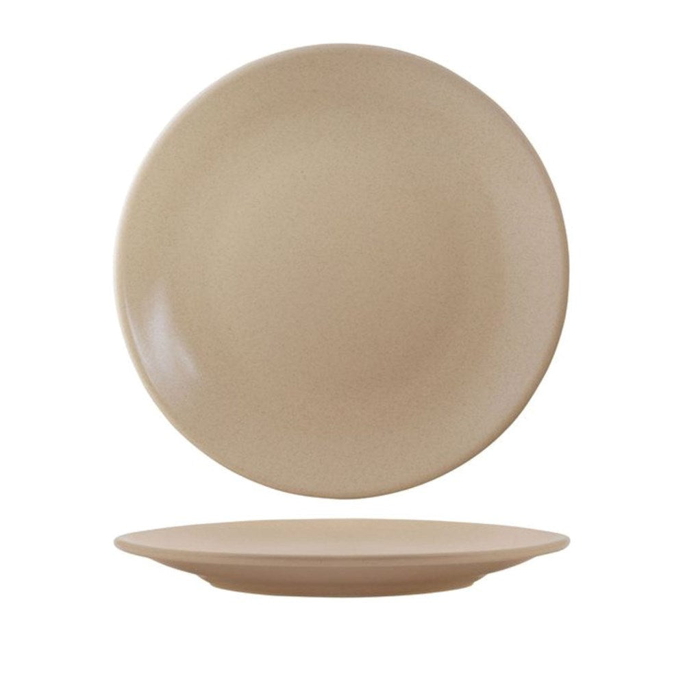 Coupe Plate Ribbed | Sand 265mm