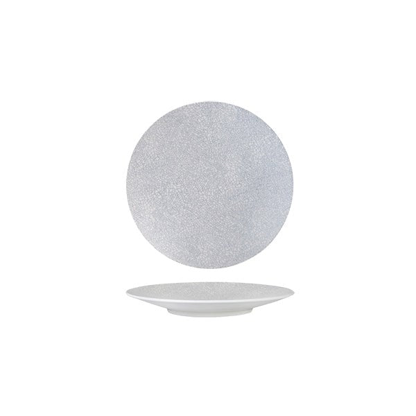 Zen Round Coupe Plate | Grey Web 155mm
