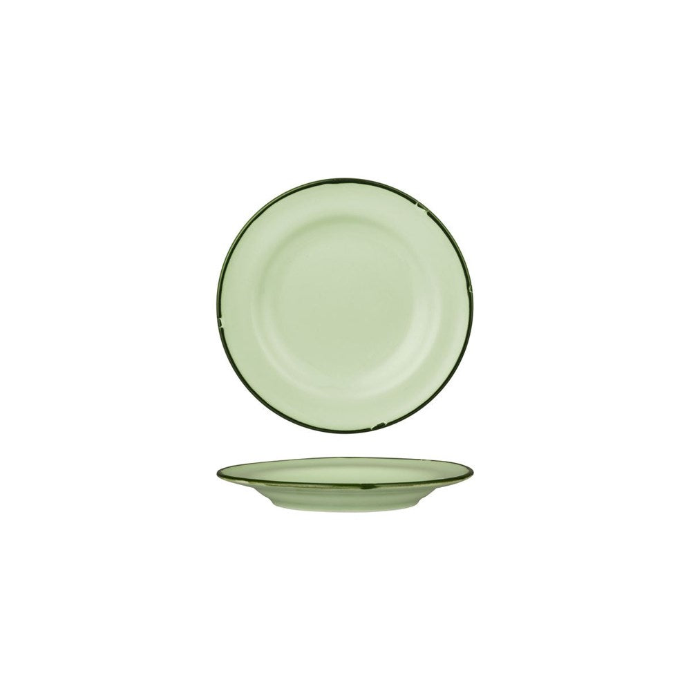 Tin Tin Round Plate | Green/Green 170mm