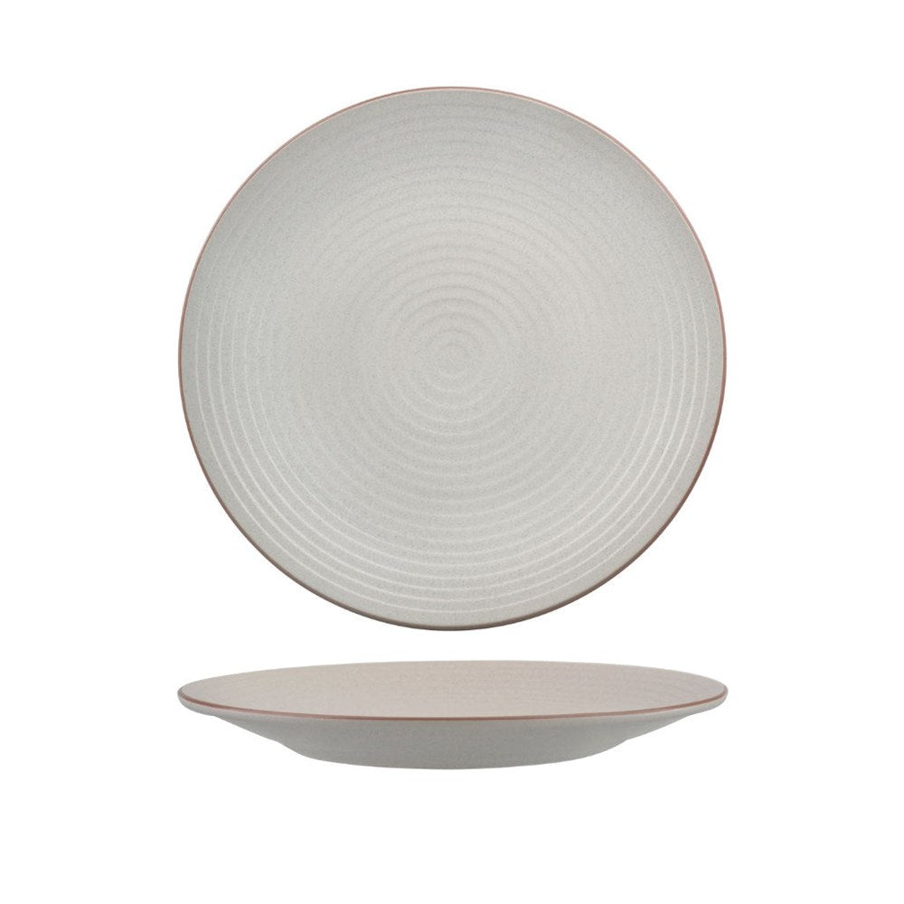 Coupe Plate Ribbed | Mineral 265mm