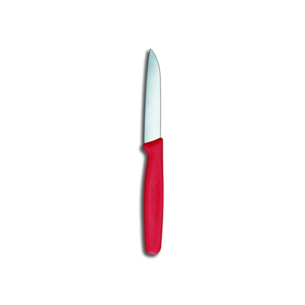 Paring Knife | Straight Red 80mm