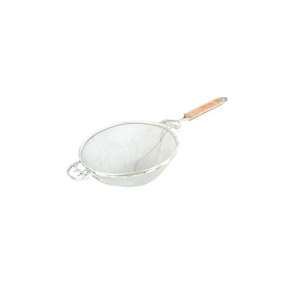 Double Mesh Strainer | Wood Handle 300mm