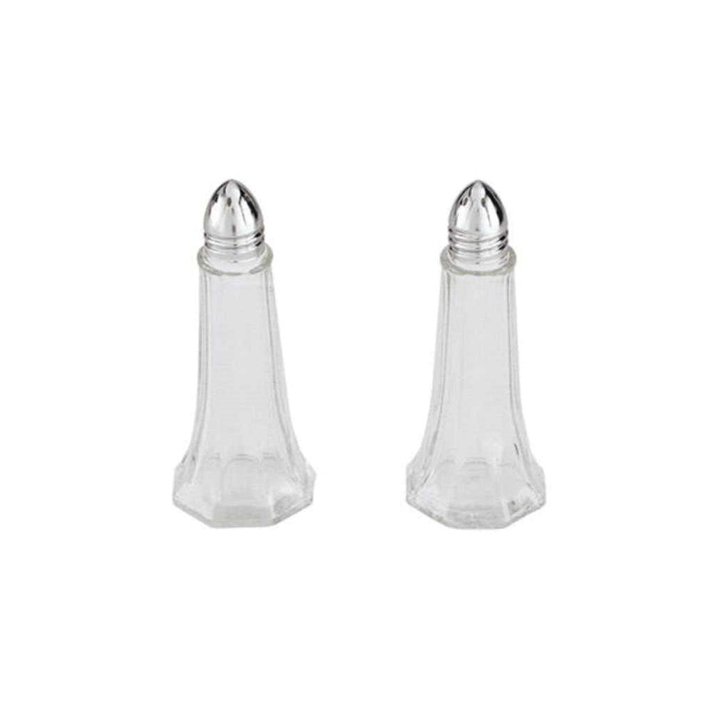 Salt & Pepper Glass Tower 30ml PAIR