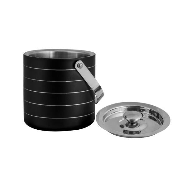 Ribbed Ice Bucket | 170mmx155mm Black