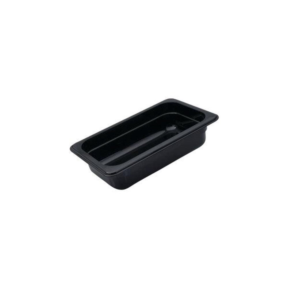 Steam Pan Poly Black 1/4 | 100mm