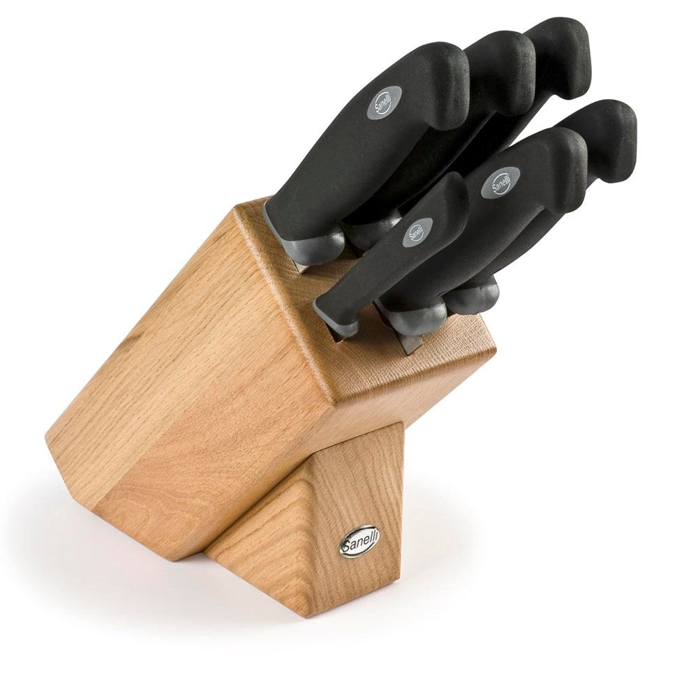 Knife 6pc Block | Oak