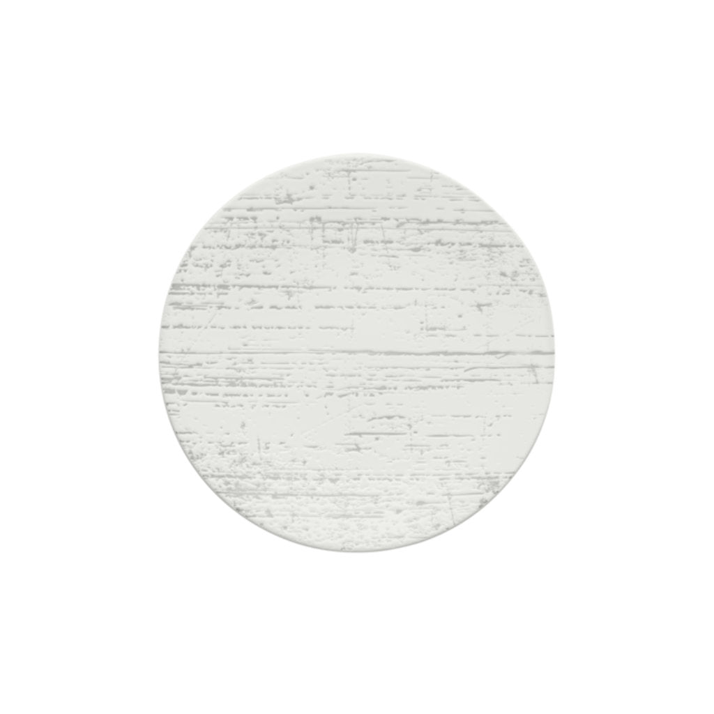 Drizzle Round Coupe Plate 160mm | White